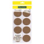 Pacific Yuvarlak Yapışkanlı Sandalye Koltuk Mobilya Ayak Keçesi Felt 50 Mm Kahve-1.jpg