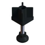 50x50 Mm Plastik Rotil Ayak - Profil Ayağı Tezgah Ayarlı Ayak Siyah-1.jpg