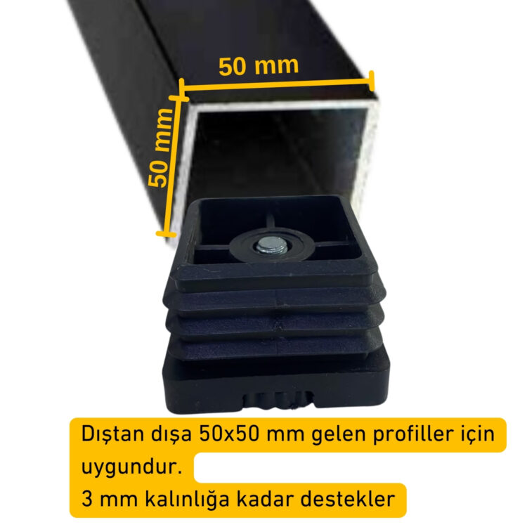 50x50 Mm Kademeli Gizli Ayarlı Profil Pab. Siyah-4.jpg