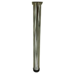 Tablalı Ayarlı Metal Dolap Tezgah Sehpa Ayağı Krom Çap:51 Mm 50 Cm-1.jpg