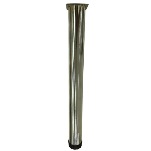 Tablalı Ayarlı Metal Dolap Tezgah Sehpa Ayağı Krom Çap:51 Mm 50 Cm-1.jpg