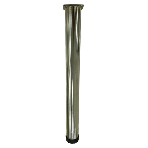Tablalı Ayarlı Metal Dolap Tezgah Sehpa Ayağı Krom Çap:51 Mm 50 Cm-3.jpg