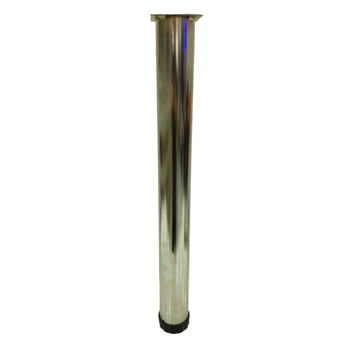 Tablalı Ayarlı Metal Dolap Tezgah Sehpa Ayağı Krom Çap:51 Mm 50 Cm-4.jpg