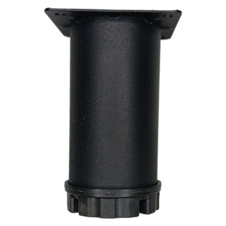 Tablalı Ayarlı Metal Dolap Tezgah Baza Sehpa Koltuk Kanepe Ayağı Texture Siyah Çap:51 Mm 10 Cm-1.jpg
