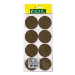 Pacific Yuvarlak Yapışkanlı Sandalye Koltuk Mobilya Ayak Keçesi Felt 55 Mm Kahve-1.jpg