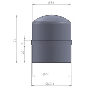 51 Mm Düz Boru Profil Ranza Ara Bağlantı Aparatı Siyah-3.jpg