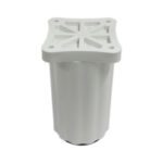 9-15 Cm Ayarlı Desenli Plastik Kanepe Koltuk Baza Orta Ayağı Beyaz-1.jpg