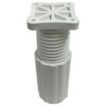 9-15 Cm Ayarlı Desenli Plastik Kanepe Koltuk Baza Orta Ayağı Beyaz-2.jpg