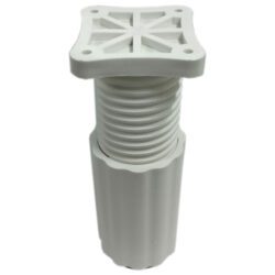 9-15 Cm Ayarlı Desenli Plastik Kanepe Koltuk Baza Orta Ayağı Beyaz-2.jpg