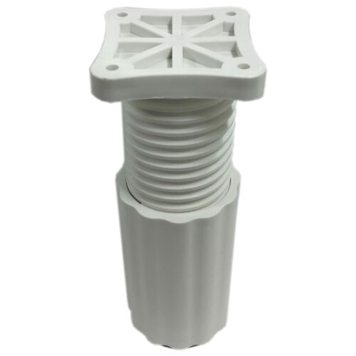 9-15 Cm Ayarlı Desenli Plastik Kanepe Koltuk Baza Orta Ayağı Beyaz-2.jpg