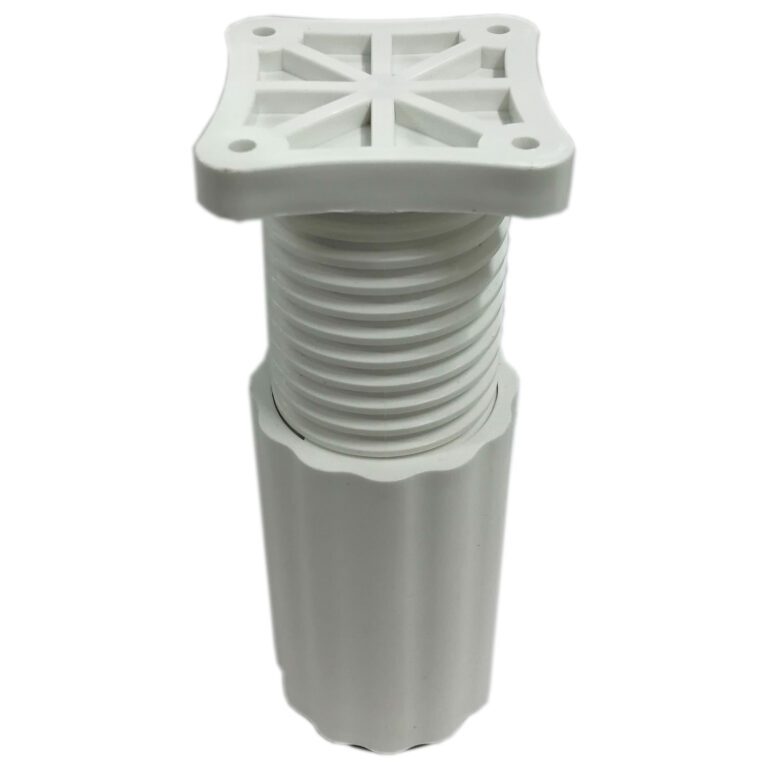 9-15 Cm Ayarlı Desenli Plastik Kanepe Koltuk Baza Orta Ayağı Beyaz-2.jpg