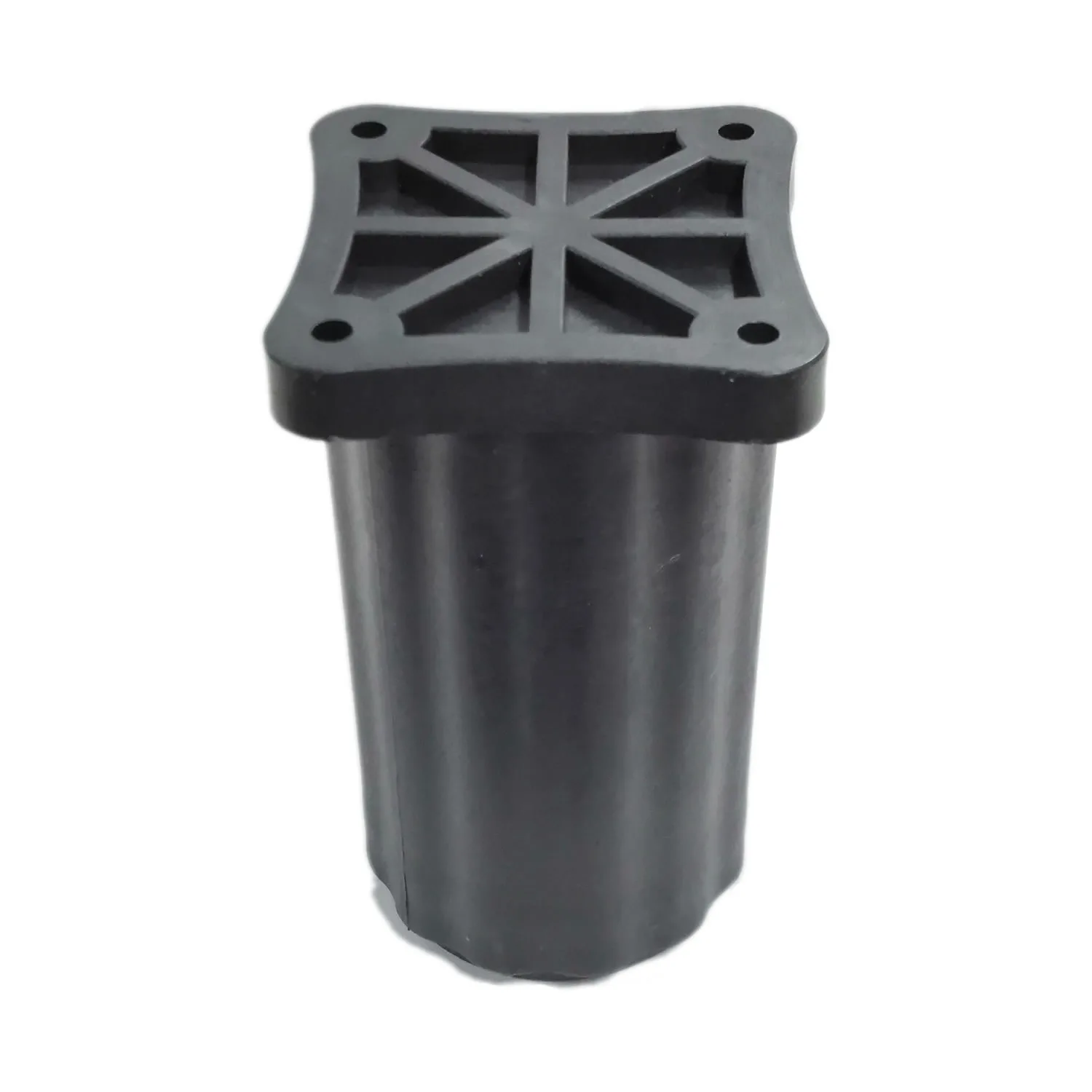 9-15 Cm Ayarlı Desenli Plastik Kanepe Koltuk Baza Orta Ayağı Siyah-1.jpg