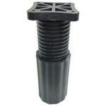 9-15 Cm Ayarlı Desenli Plastik Kanepe Koltuk Baza Orta Ayağı Siyah-2.jpg