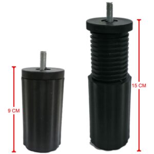 5-15 Cm 5/16 Vidalı Ayarlı Ayak Siyah-2.jpg