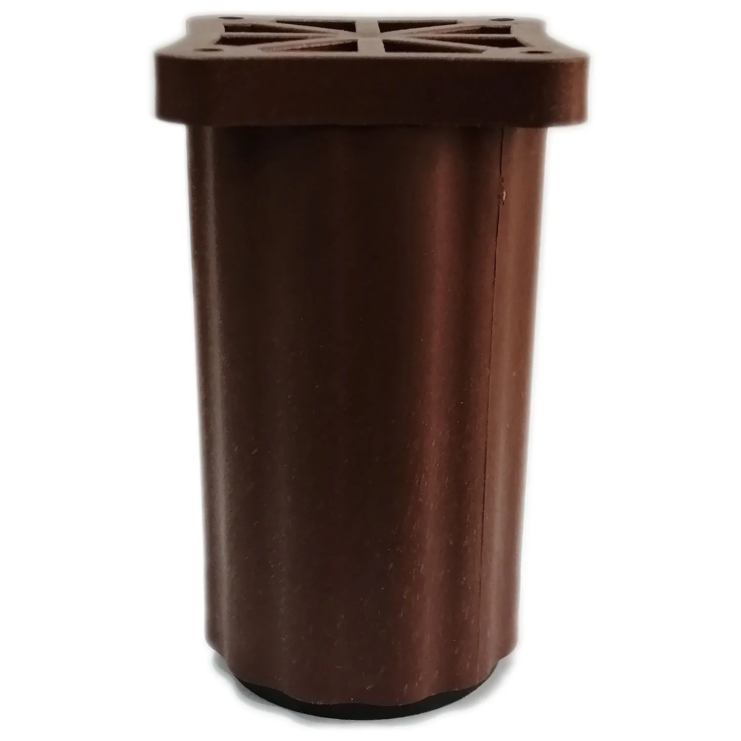 9-15 Cm Ayarlı Desenli Plastik Kanepe Koltuk Baza Orta Ayağı Kahverengi-1.jpg