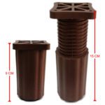 9-15 Cm Ayarlı Desenli Plastik Kanepe Koltuk Baza Orta Ayağı Kahverengi-4.jpg