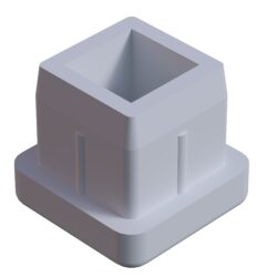 15x15 Mm Profil İçin Kademeli İçe Geçme Profil Tapası