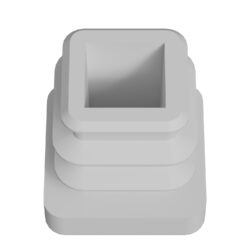 15x15 Mm Profil İçin Kademeli İçe Geçme Profil Tapası