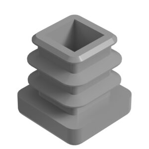 15x15 Mm Profil İçin Kademeli İçe Geçme Profil Tapası