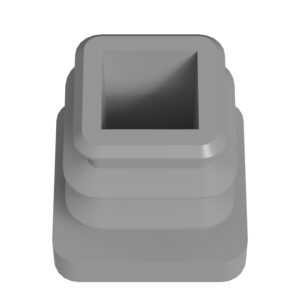 15x15 Mm Profil İçin Kademeli İçe Geçme Profil Tapası