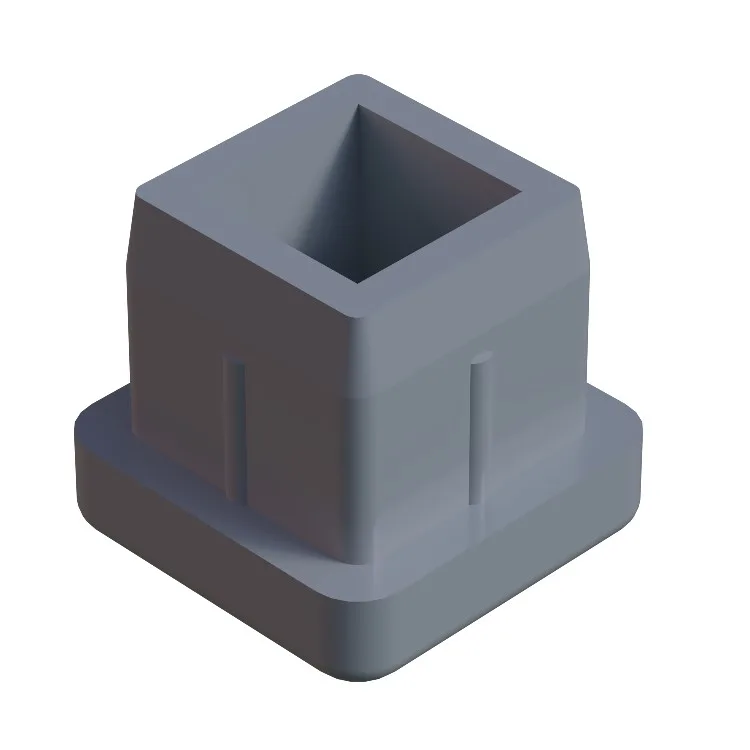 15x15 Mm Profil İçin Kademeli İçe Geçme Profil Tapası