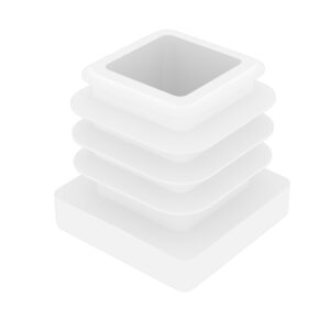 20x20 Mm Profil İçin Kademeli İçe Geçme Profil Tapası