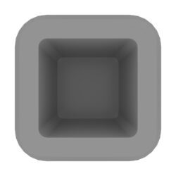 20x20 Mm Profil İçin Kademeli İçe Geçme Profil Tapası