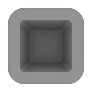 20x20 Mm Profil İçin Kademeli İçe Geçme Profil Tapası