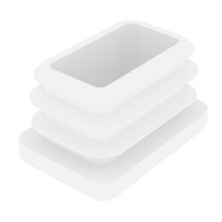 20x30 Mm Profil İçin Kademeli İçe Geçme Profil Tapası