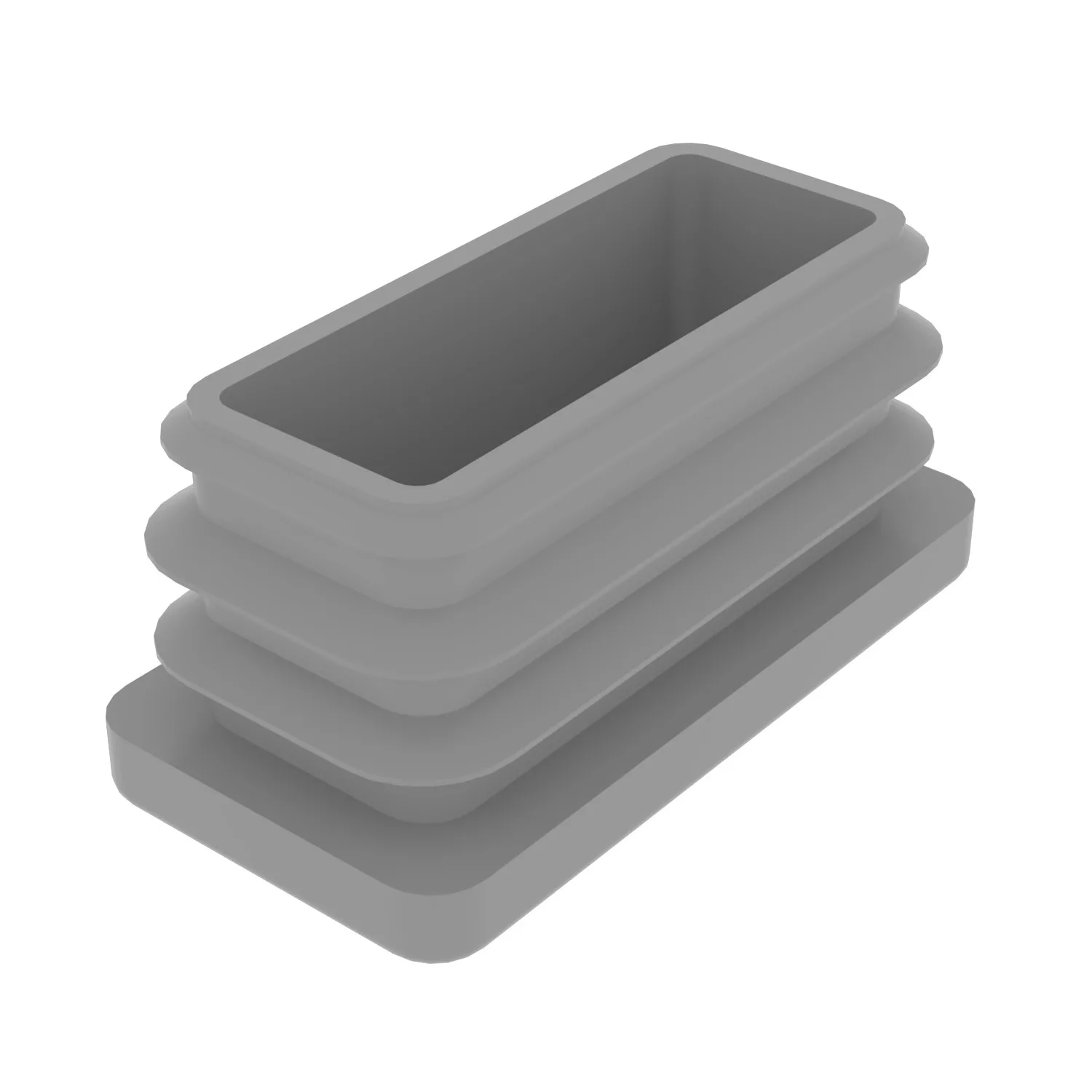 20x40 Mm Profil İçin Kademeli İçe Geçme Profil Tapası