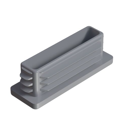 20x60 Mm Profil İçin Kademeli İçe Geçme Profil Tapası