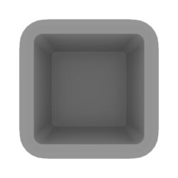 25x25 Mm Profil İçin Kademeli İçe Geçme Profil Tapası