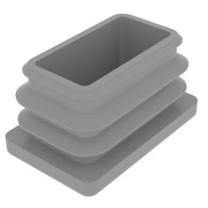 25x40 Mm Profil İçin Kademeli İçe Geçme Profil Tapası