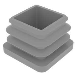 30x30 Mm Profil İçin Kademeli İçe Geçme Profil Tapası