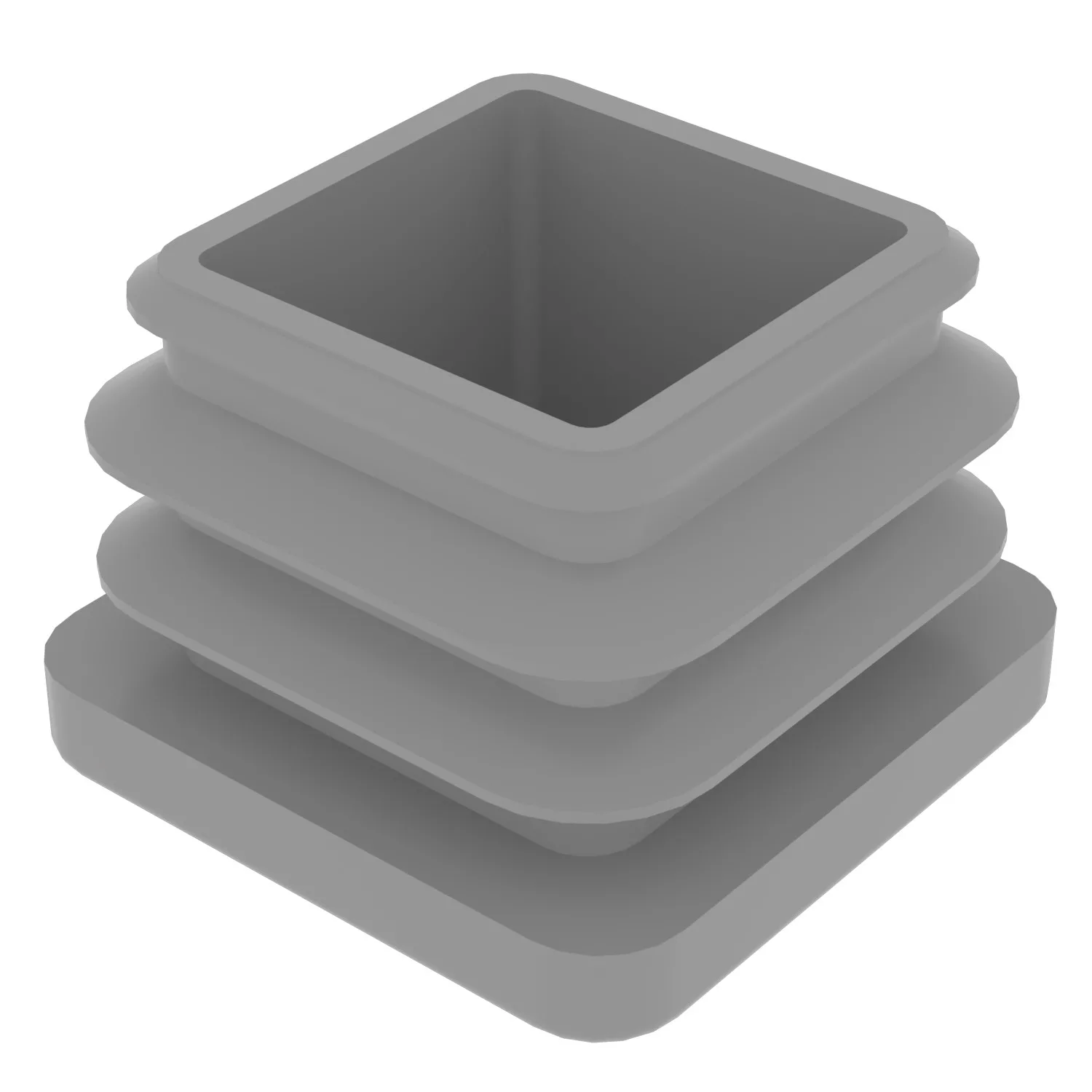 30x30 Mm Profil İçin Kademeli İçe Geçme Profil Tapası