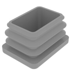 30x40 Mm Profil İçin Kademeli İçe Geçme Profil Tapası