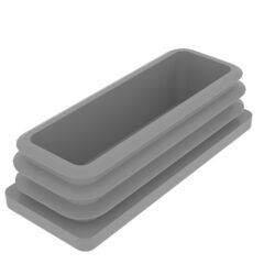 40x100 Mm Profil İçin Kademeli İçe Geçme Profil Tapası