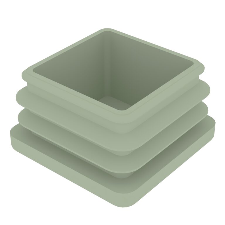 40x40 Mm Profil İçin Kademeli İçe Geçme Profil Tapası