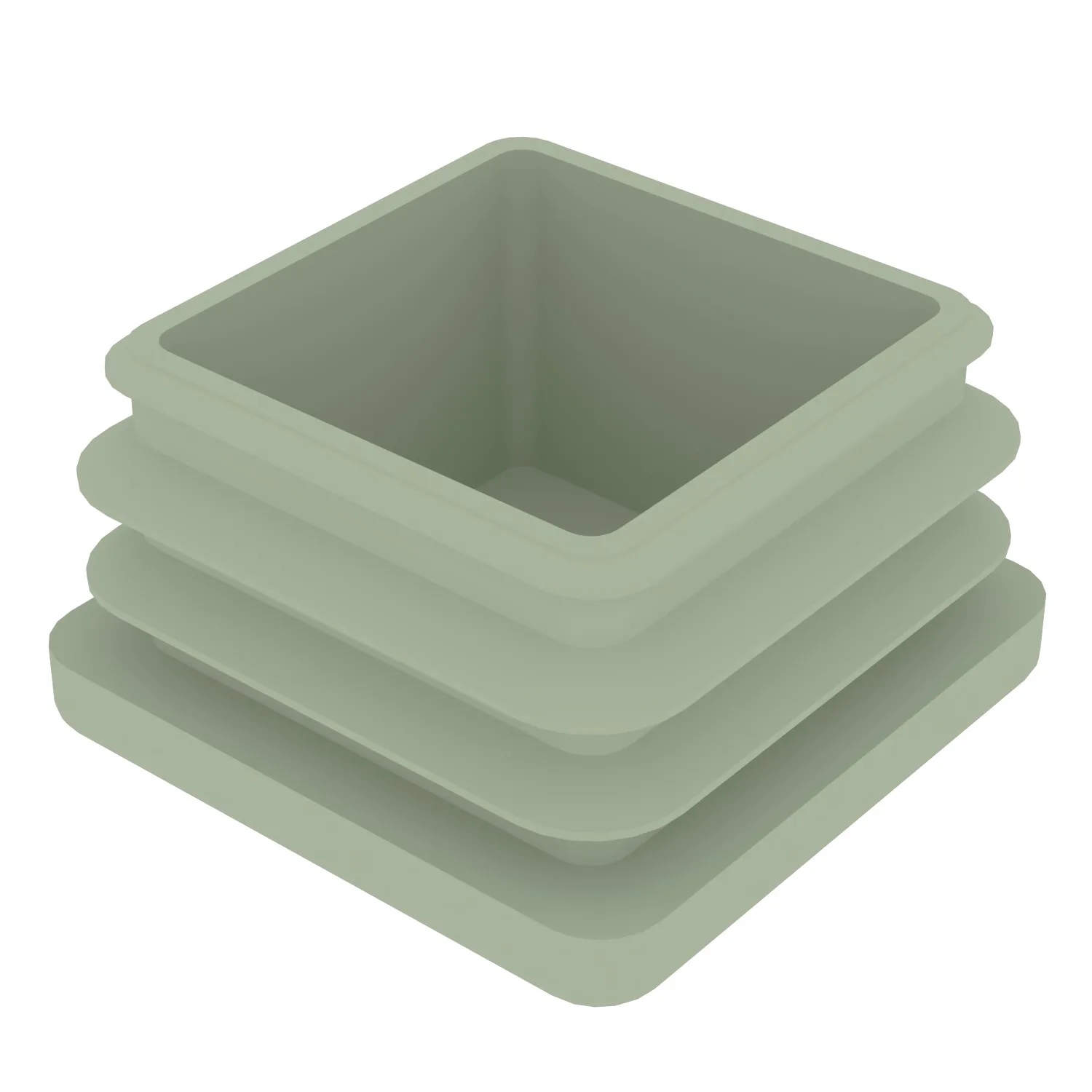 40x40 Mm Profil İçin Kademeli İçe Geçme Profil Tapası