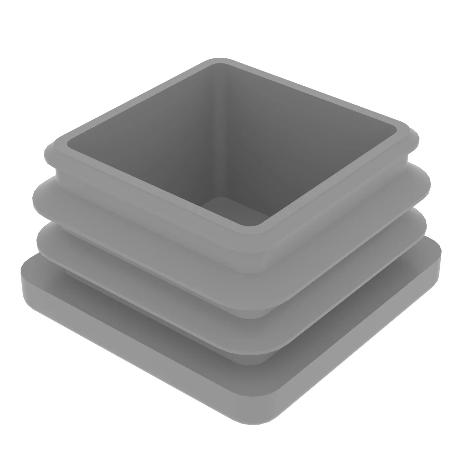 40x40 Mm Profil İçin Kademeli İçe Geçme Profil Tapası