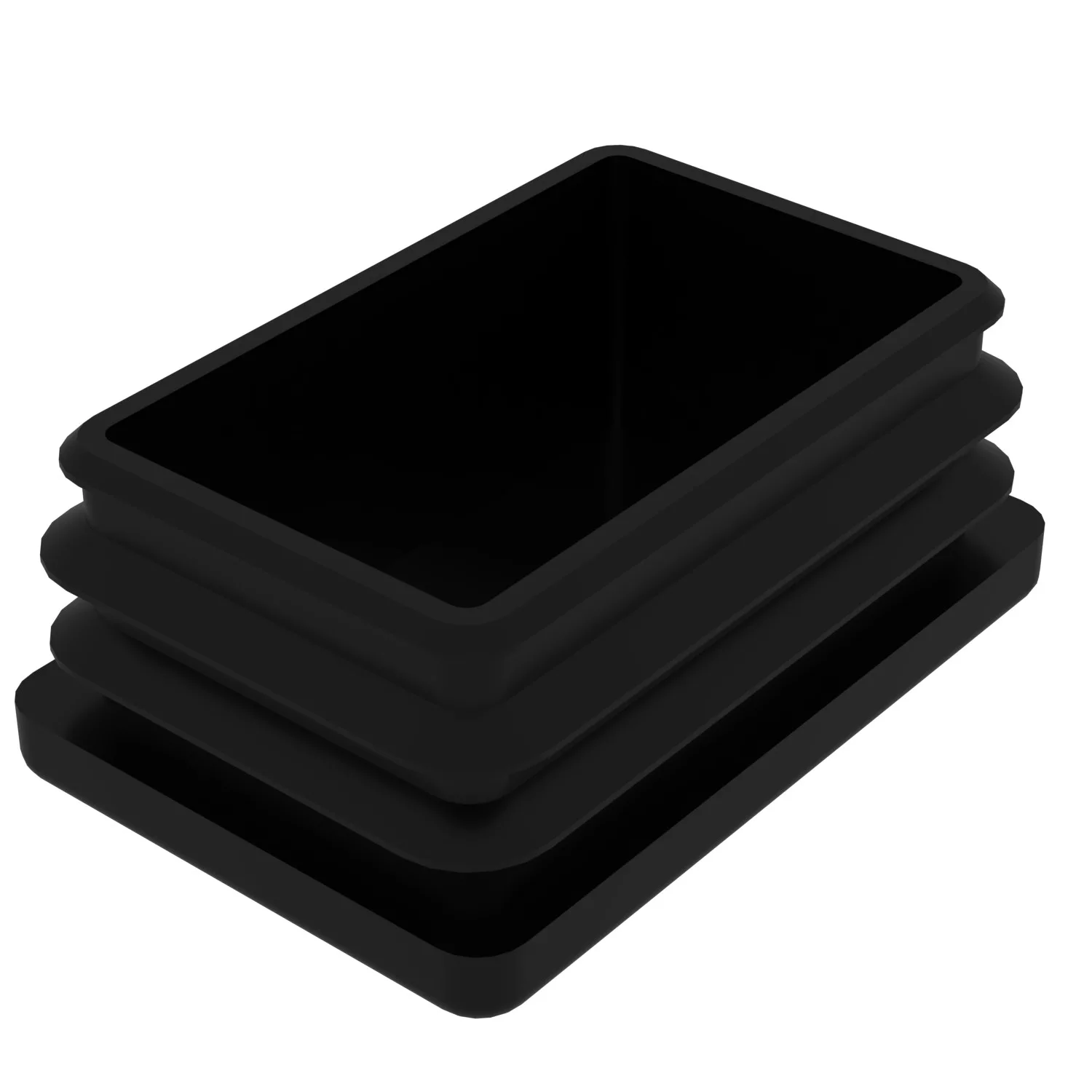 40x60 Mm Profil İçin Kademeli İçe Geçme Profil Tapası