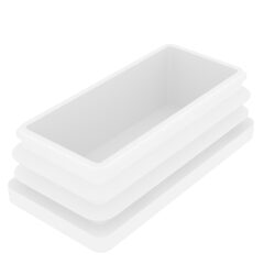 40x80 Mm Profil İçin Kademeli İçe Geçme Profil Tapası