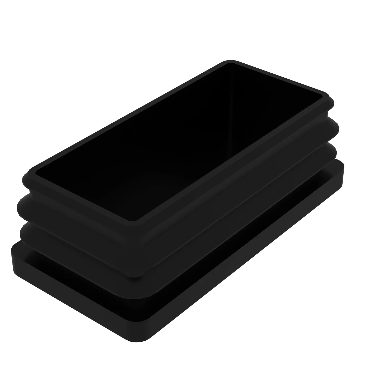 40x80 Mm Profil İçin Kademeli İçe Geçme Profil Tapası 40x80 Mm Profil İçin Kademeli İçe Geçme Profil Tapası