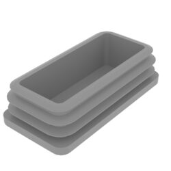 50x100 Mm Profil İçin Kademeli İçe Geçme Profil Tapası