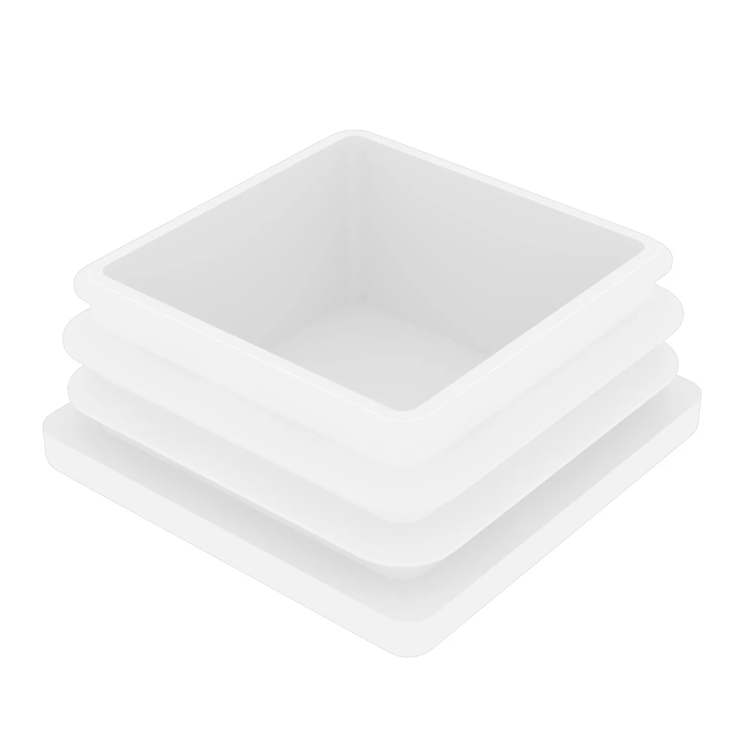 50x50 Mm Profil İçin Kademeli İçe Geçme Profil Tapası