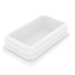 60x100 Mm Profil İçin Kademeli İçe Geçme Profil Tapası