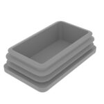 60x100 Mm Profil İçin Kademeli İçe Geçme Profil Tapası