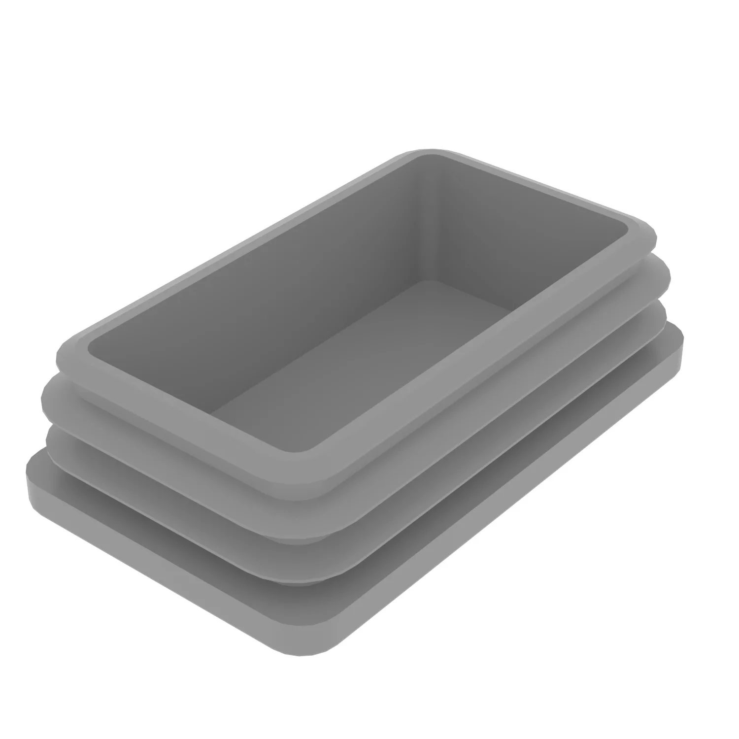 60x100 Mm Profil İçin Kademeli İçe Geçme Profil Tapası 60x100 Mm Profil İçin Kademeli İçe Geçme Profil Tapası