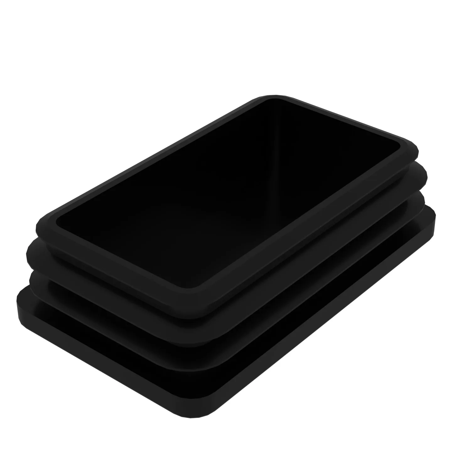 60x100 Mm Profil İçin Kademeli İçe Geçme Profil Tapası