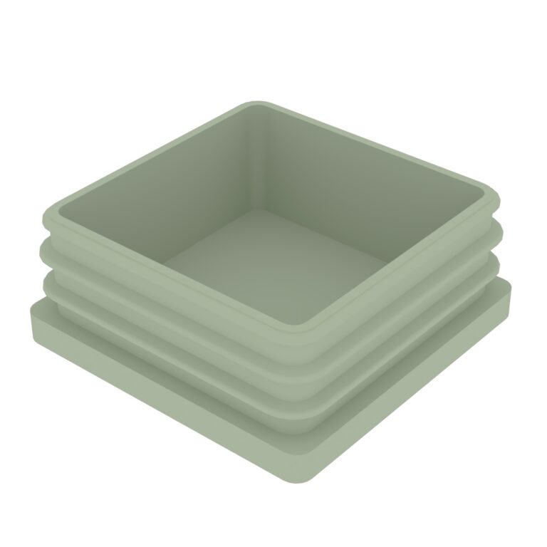 60x60 Mm Profil İçin Kademeli İçe Geçme Profil Tapası